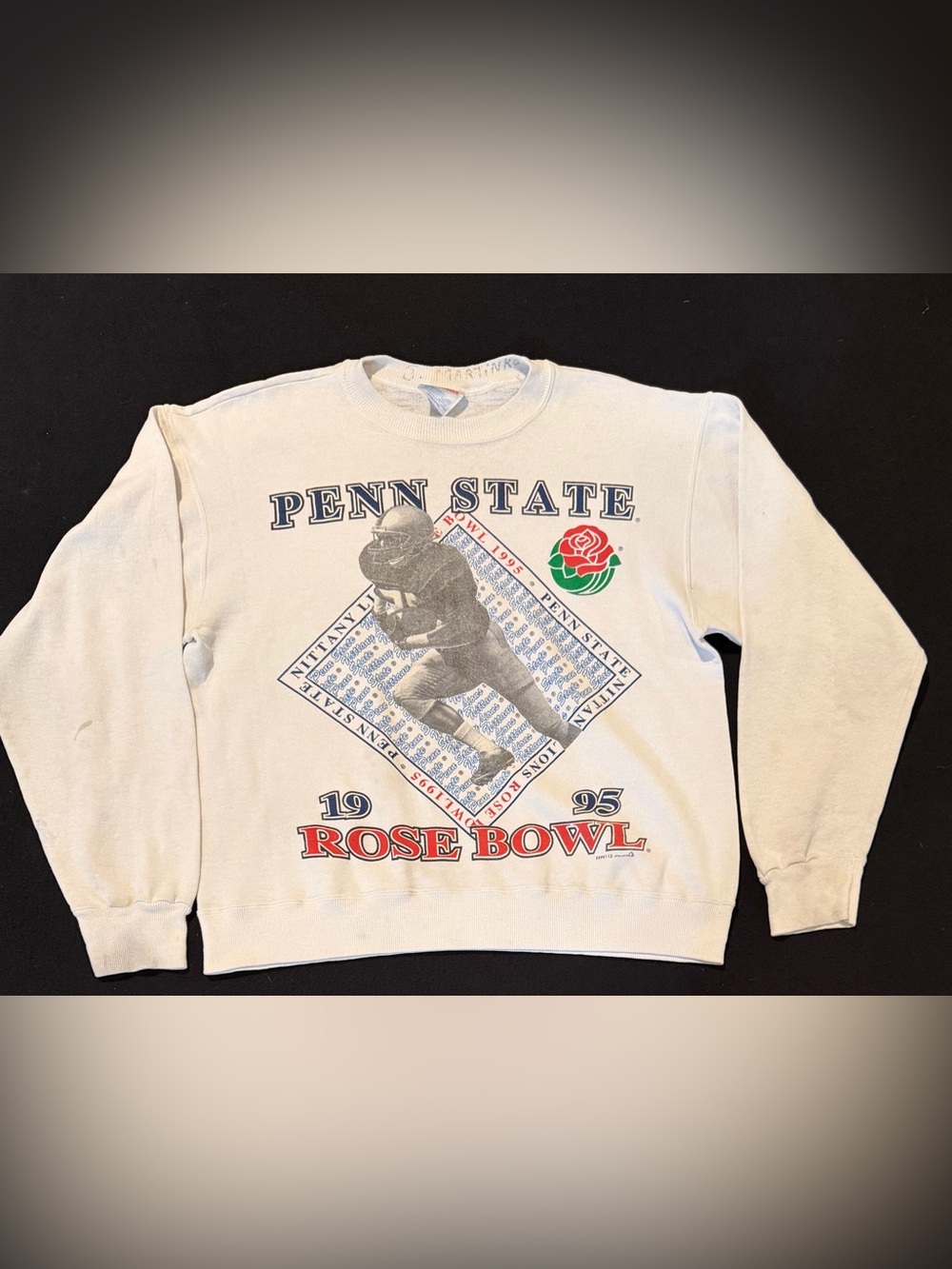 Penn‎ State VTG Rose Bowl Crewneck Sweatshirt 1995 Size Large